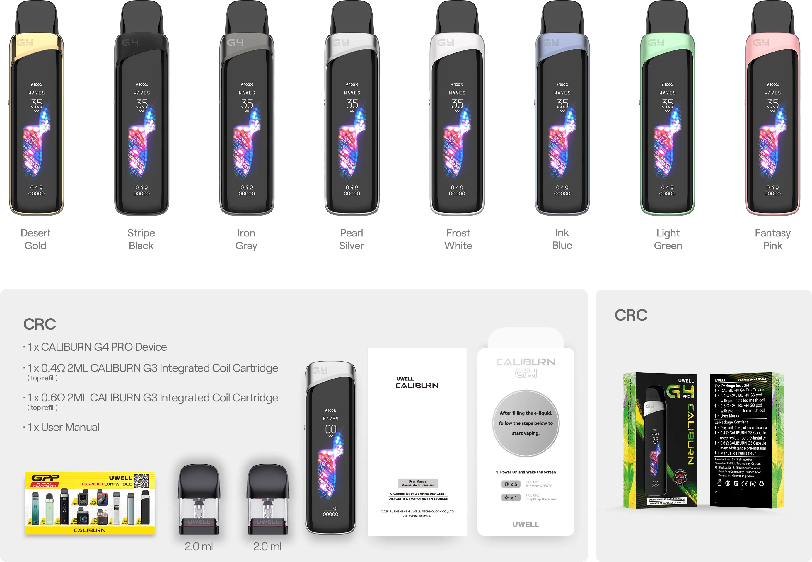 UWELL CALIBURN G4 PRO