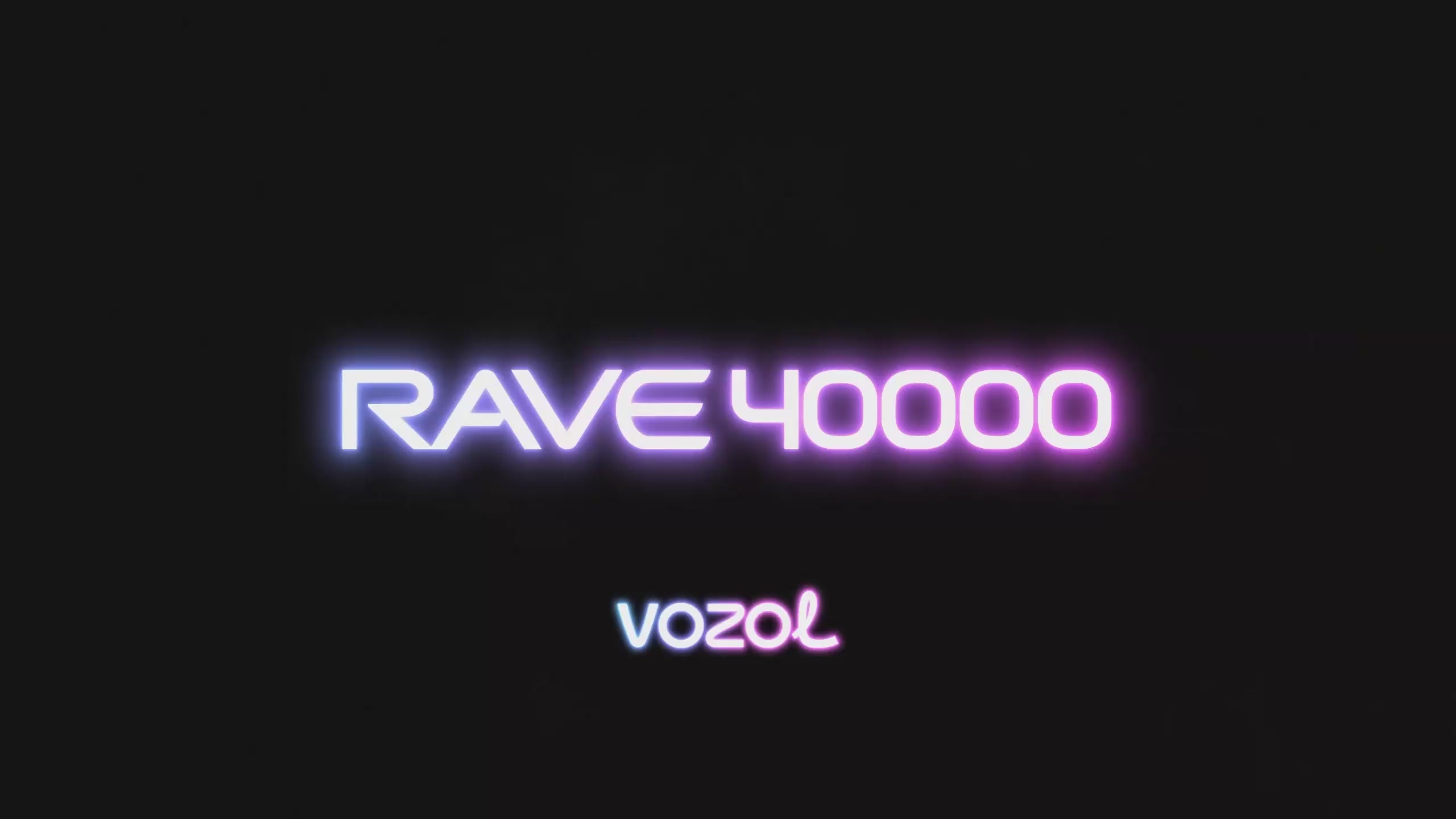 VOZOL RAVE 40000  Glow To The Max!