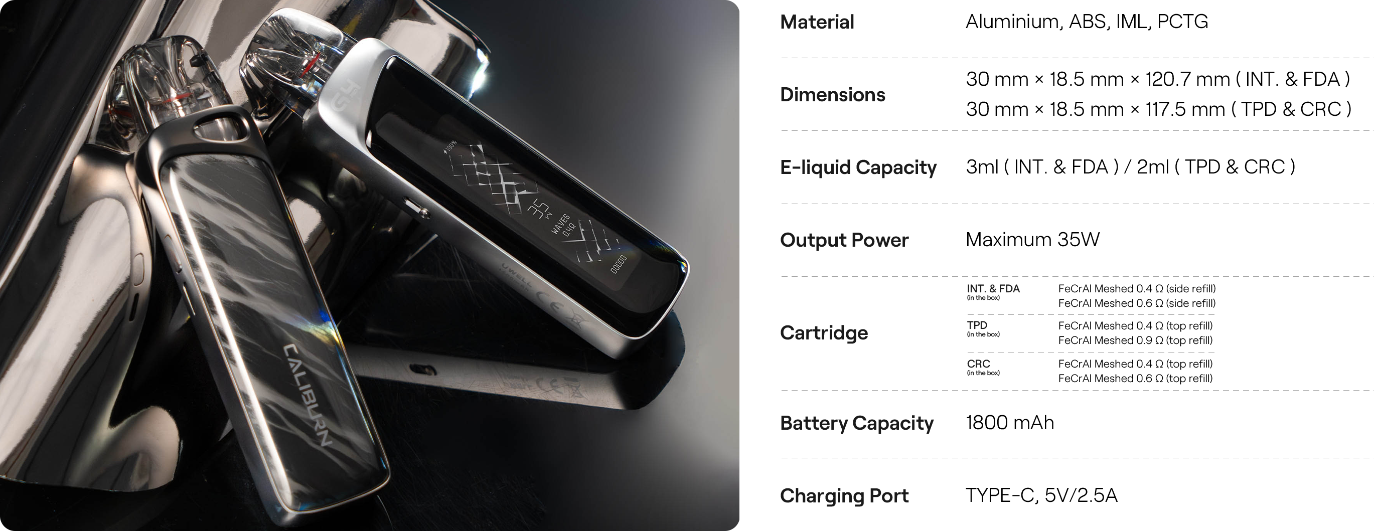 UWELL CALIBURN G4 PRO